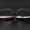 Tricolore detail on Abarth 500/595 mirror cover