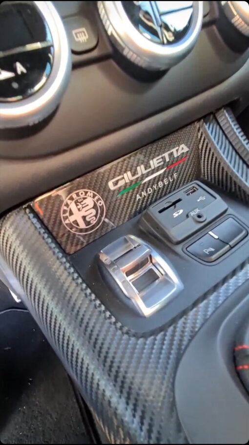 personal carbon fiber badge