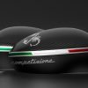 Abarth mirror caps carbon-look with Competizione lettering