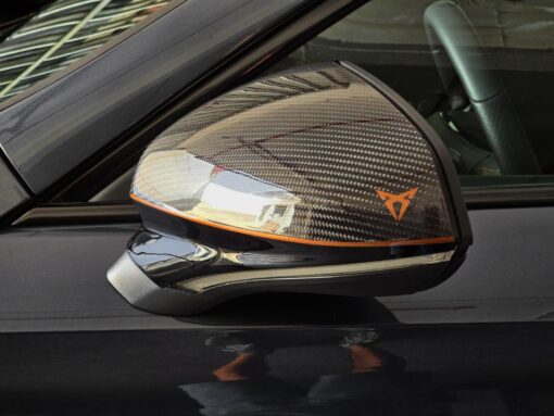 cupra carbon real mirror caps