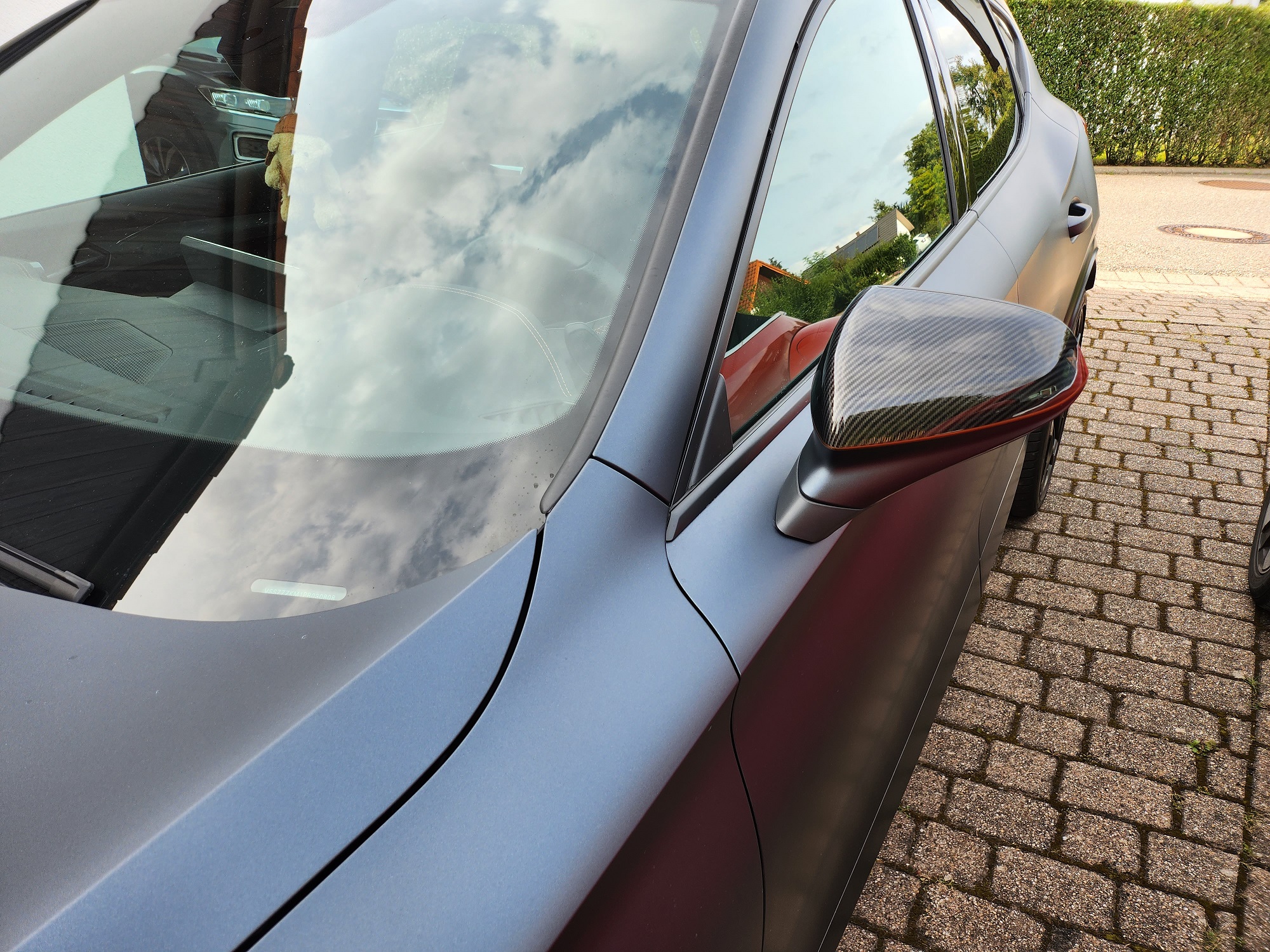cupra mirror caps gray matte cupra mirror caps gray matte