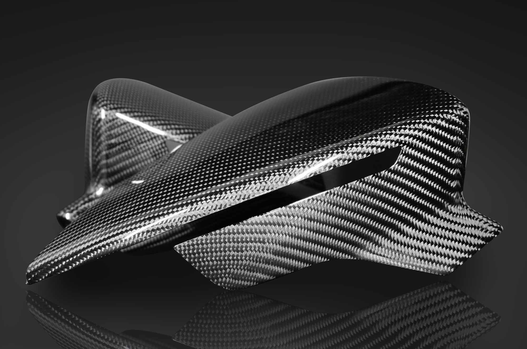 cupra leon mk3 real carbon mirror caps 2