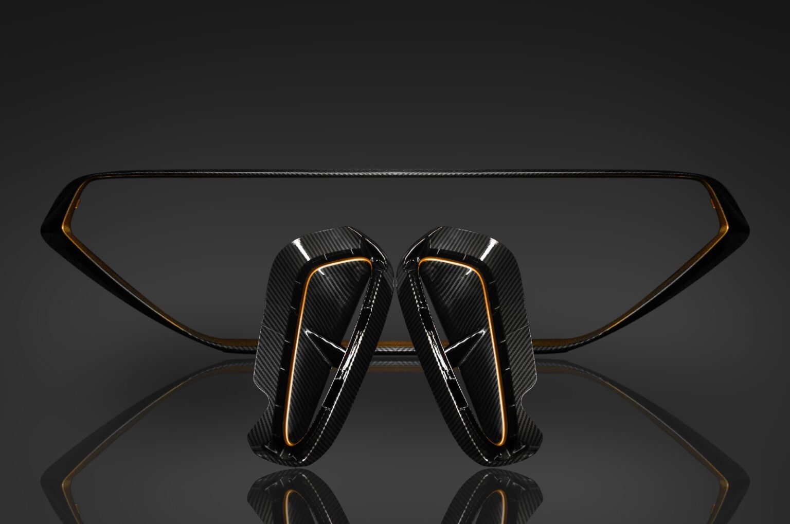 Déflecteurs D'air Avant Pour Cupra Formentor (depuis 2020) - 2 Pièces Noires, Marque HEKO, Fabrication Pologne