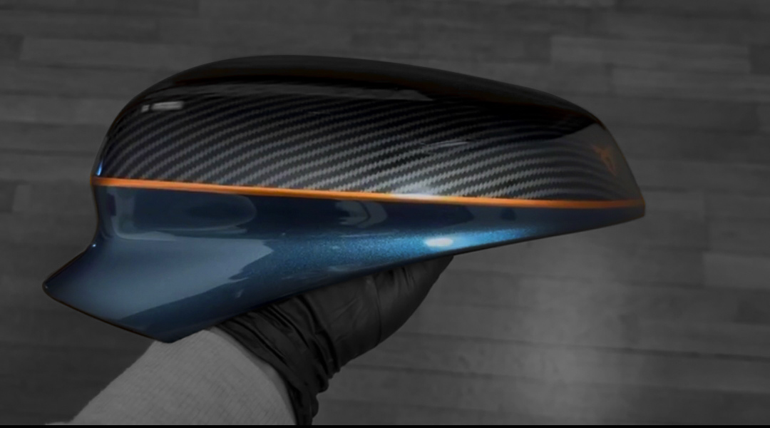 formentor carbon look mirror caps with custom bottom part formentor carbon look mirror caps with custom bottom part