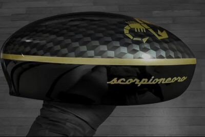 abarth scorpione oro mirror caps