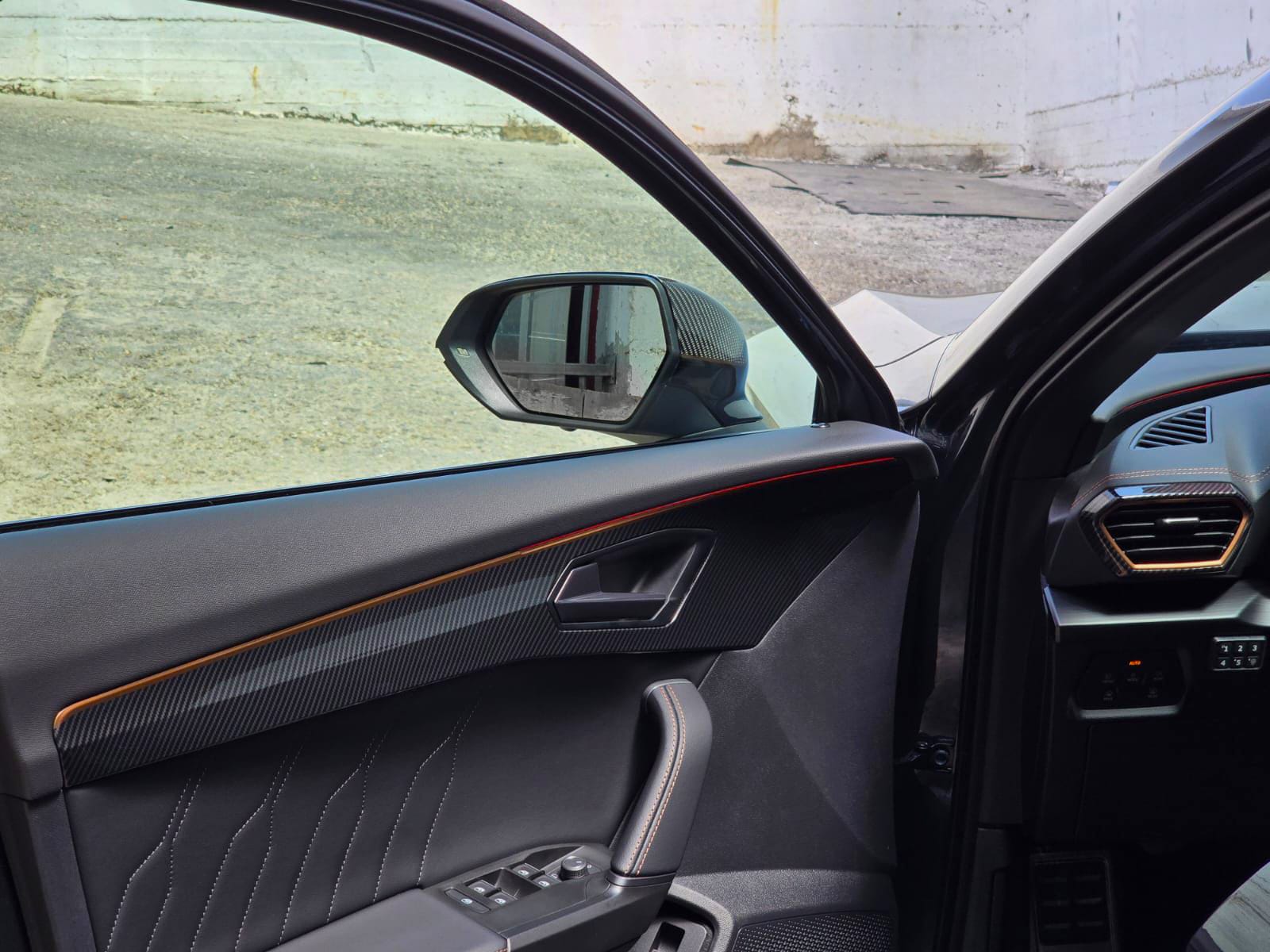 cupra door interior carbon trims 3 cupra door interior carbon trims 3