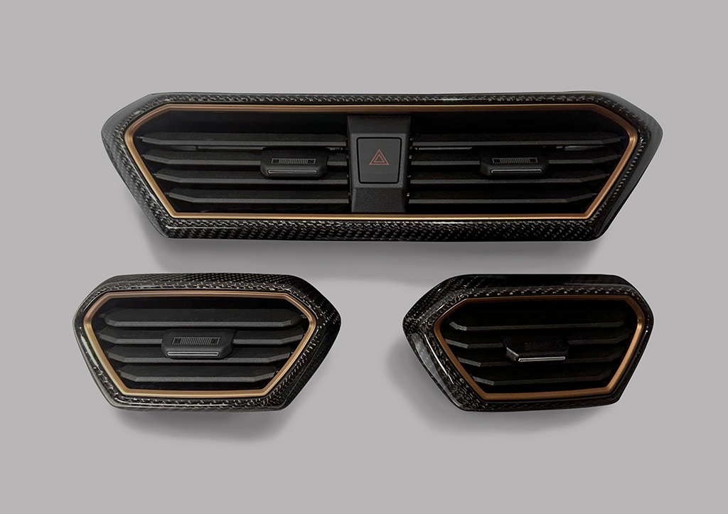 cupra carbon interior air vents