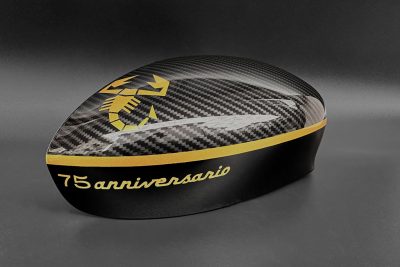 abarth 75 anniversario mirror caps