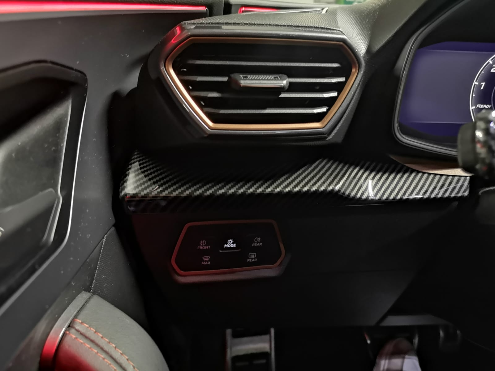 cupra formentor carbon look interior trims 4