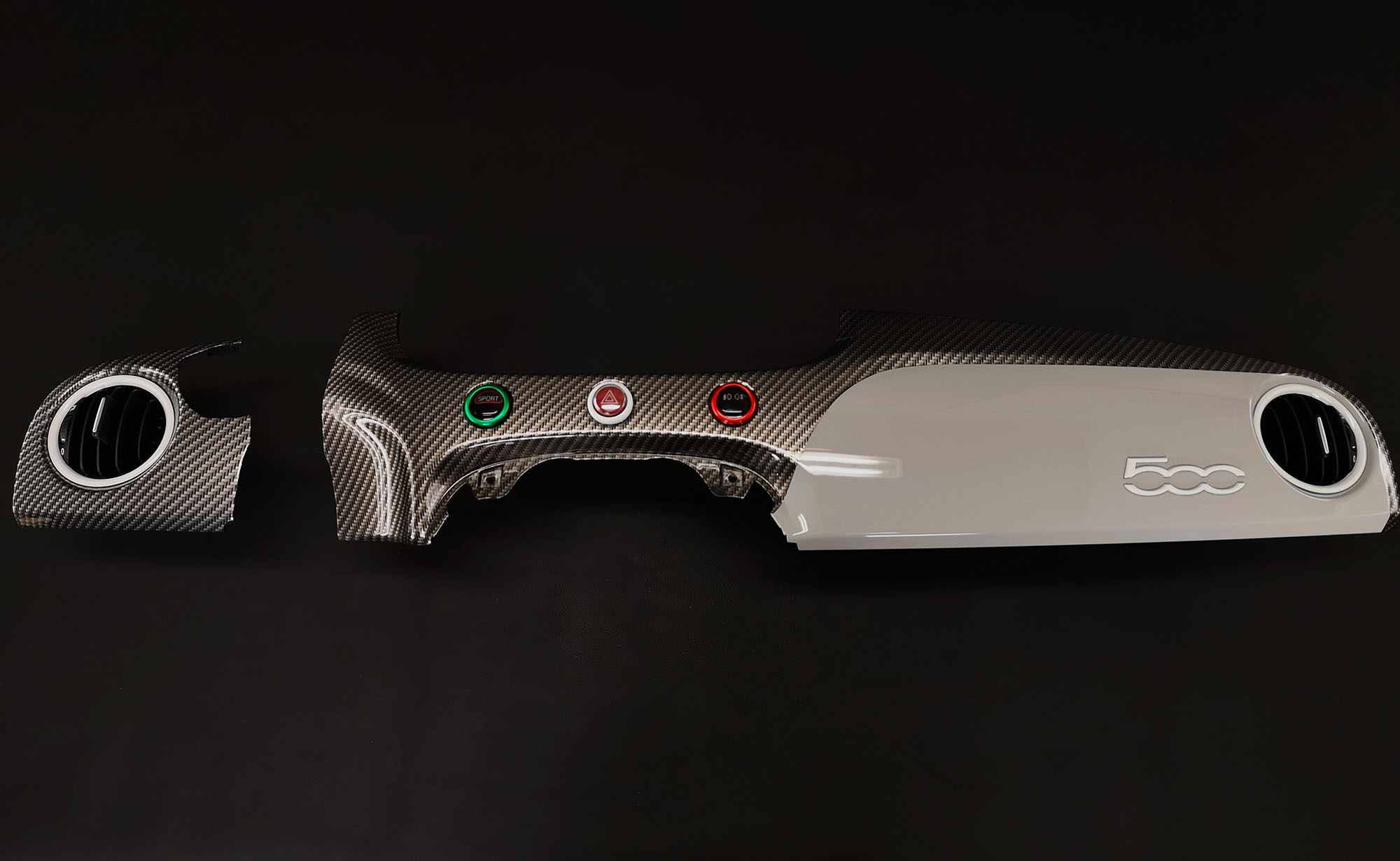 abarth dashboard campovolo grey