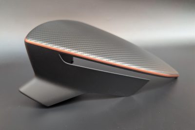 leon 5f carbon look mirror caps